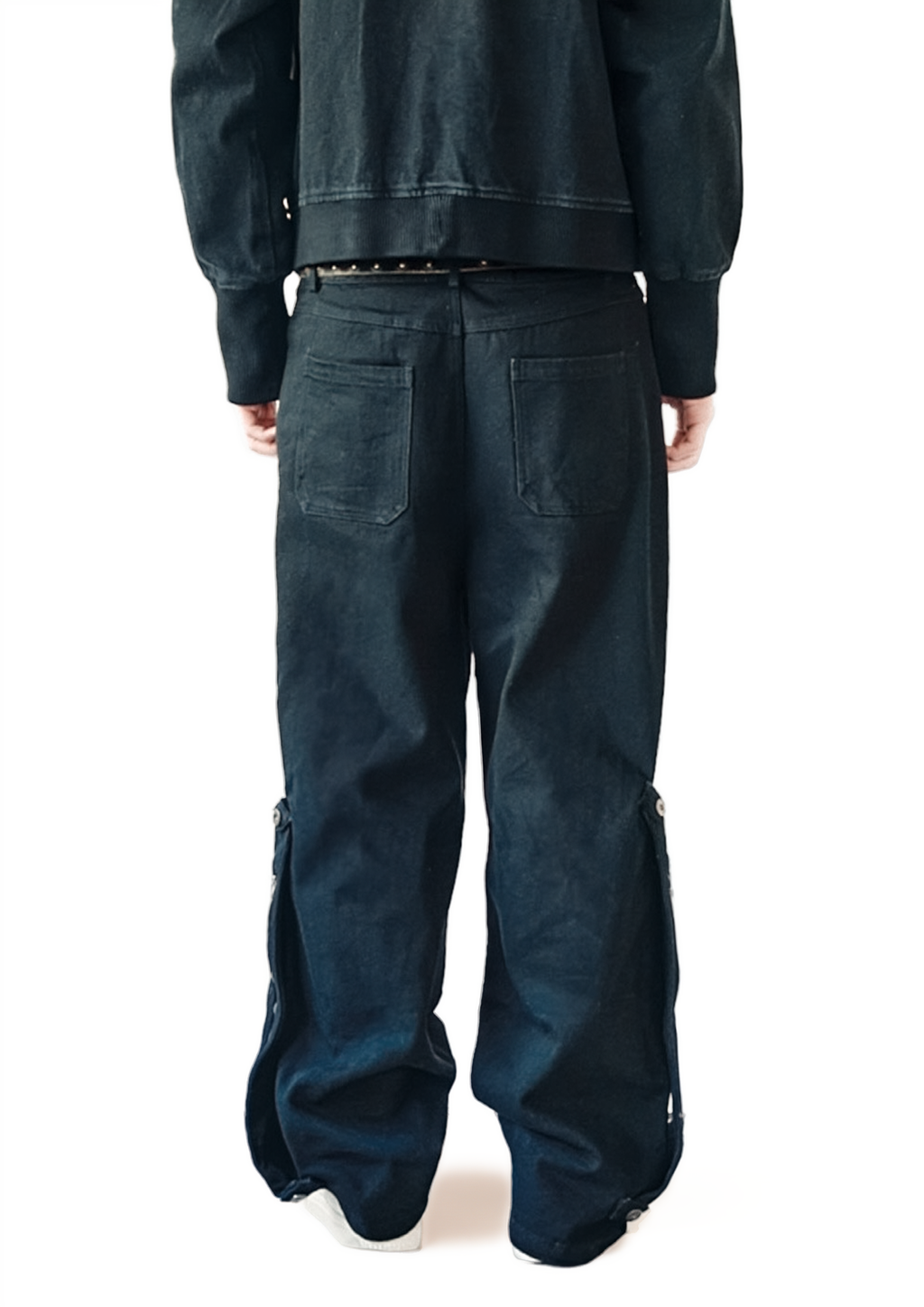Convertible Pocket Denim Pants