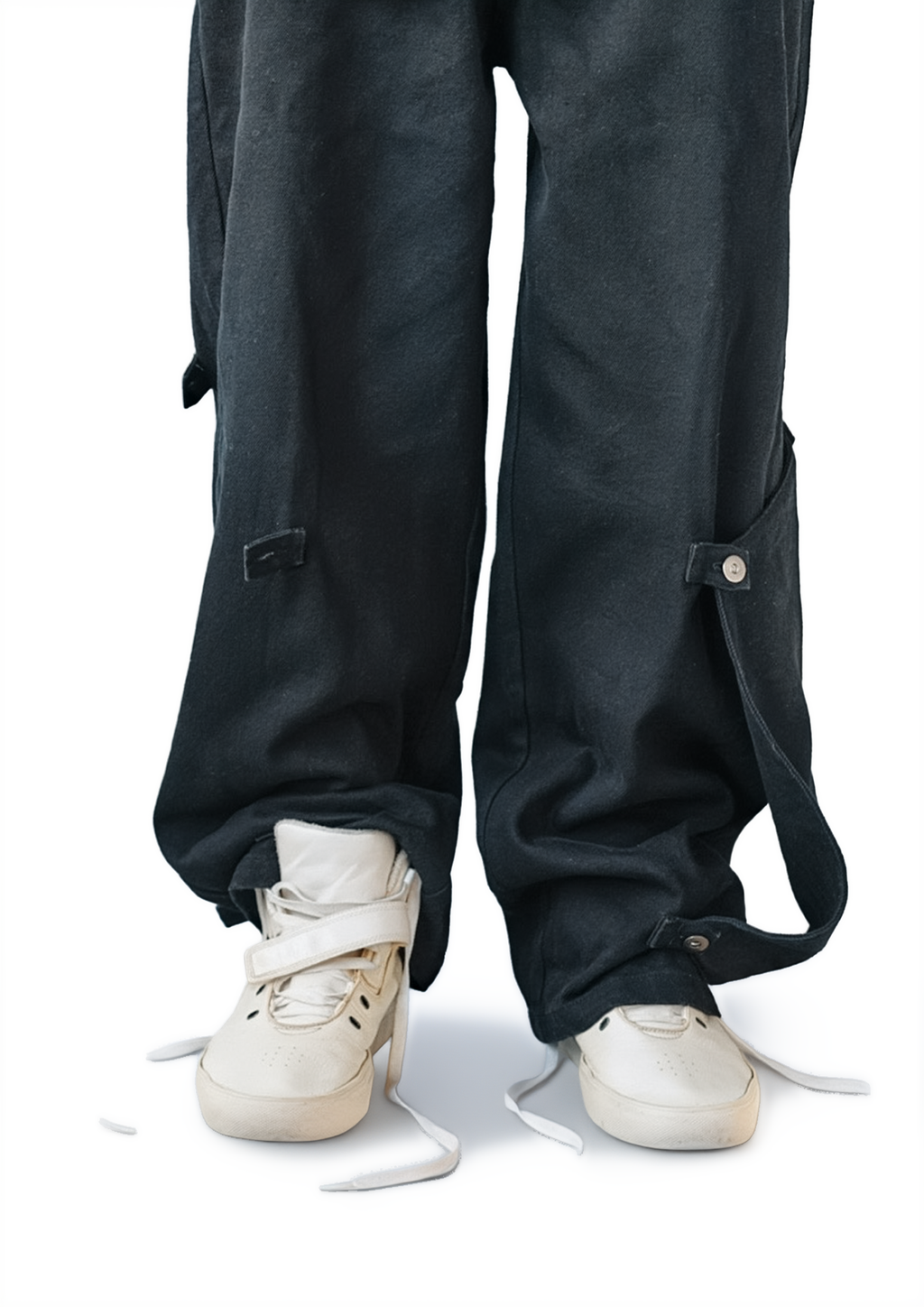 Convertible Pocket Denim Pants