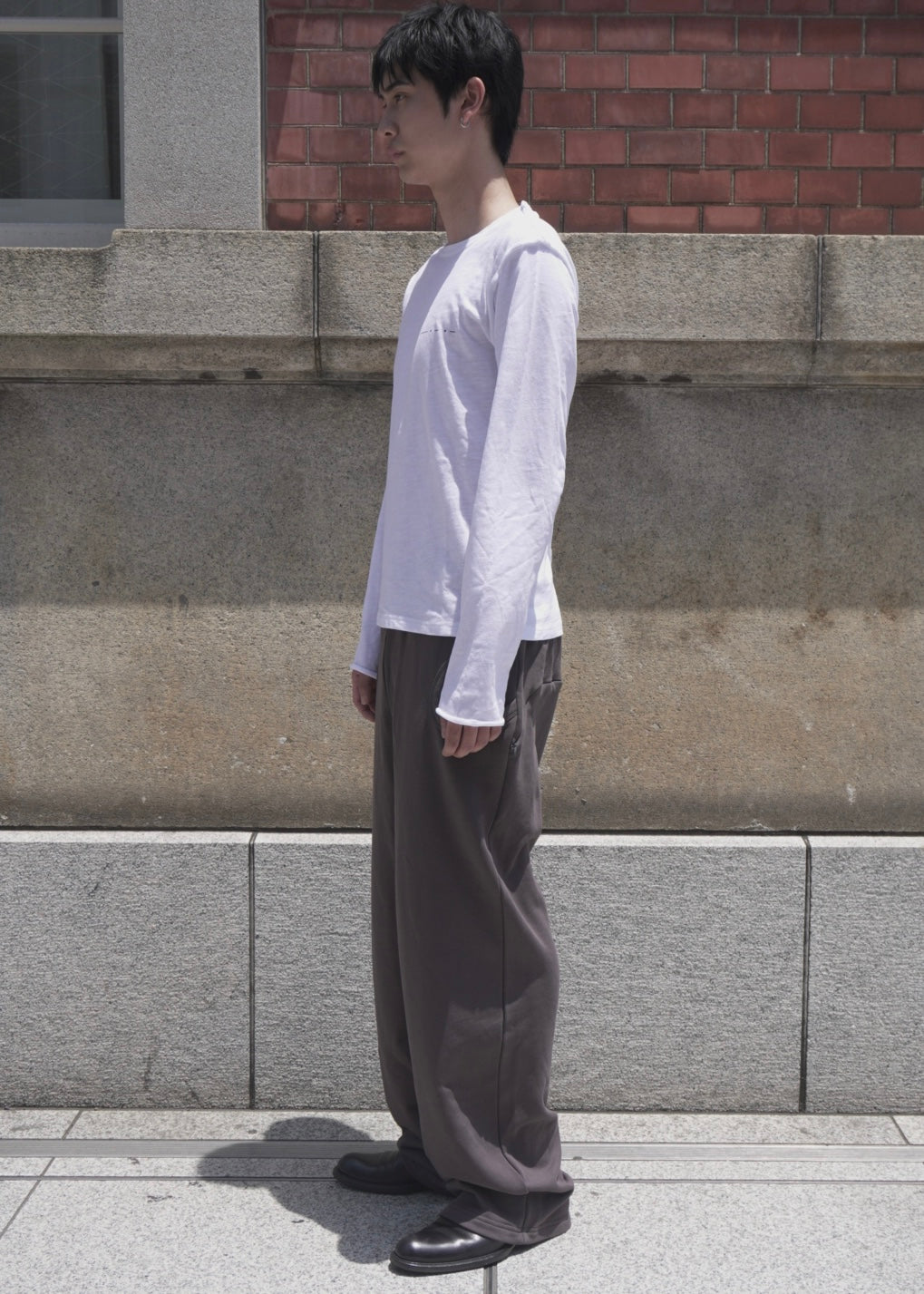 TROUSERS-03/STONE GREY