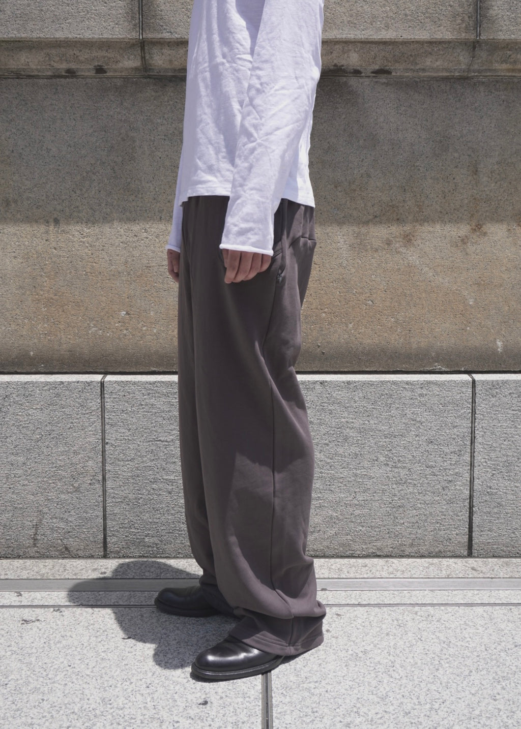 TROUSERS-03/STONE GREY