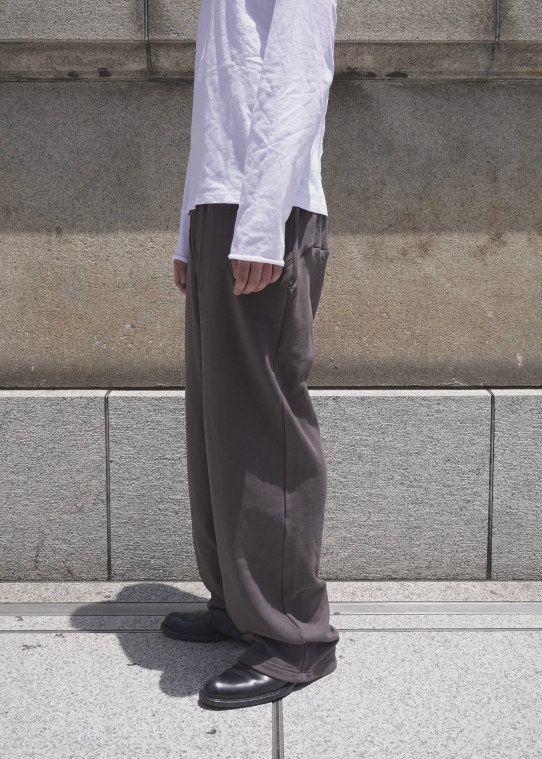 TROUSERS-03/STONE GREY