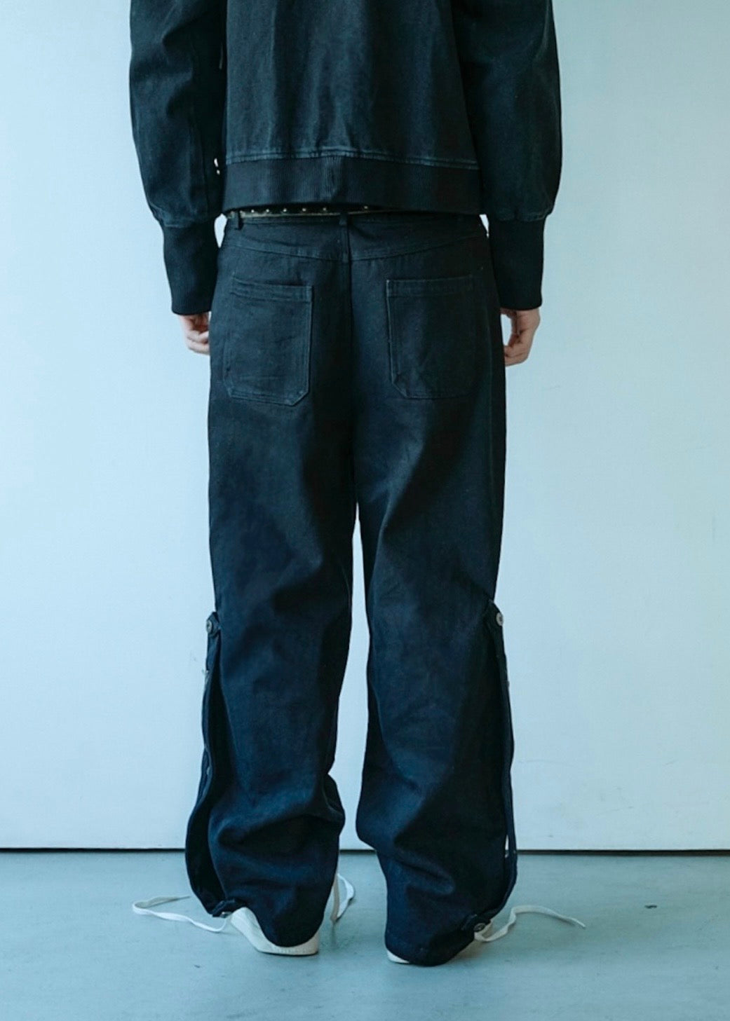 Convertible Pocket Denim Pants
