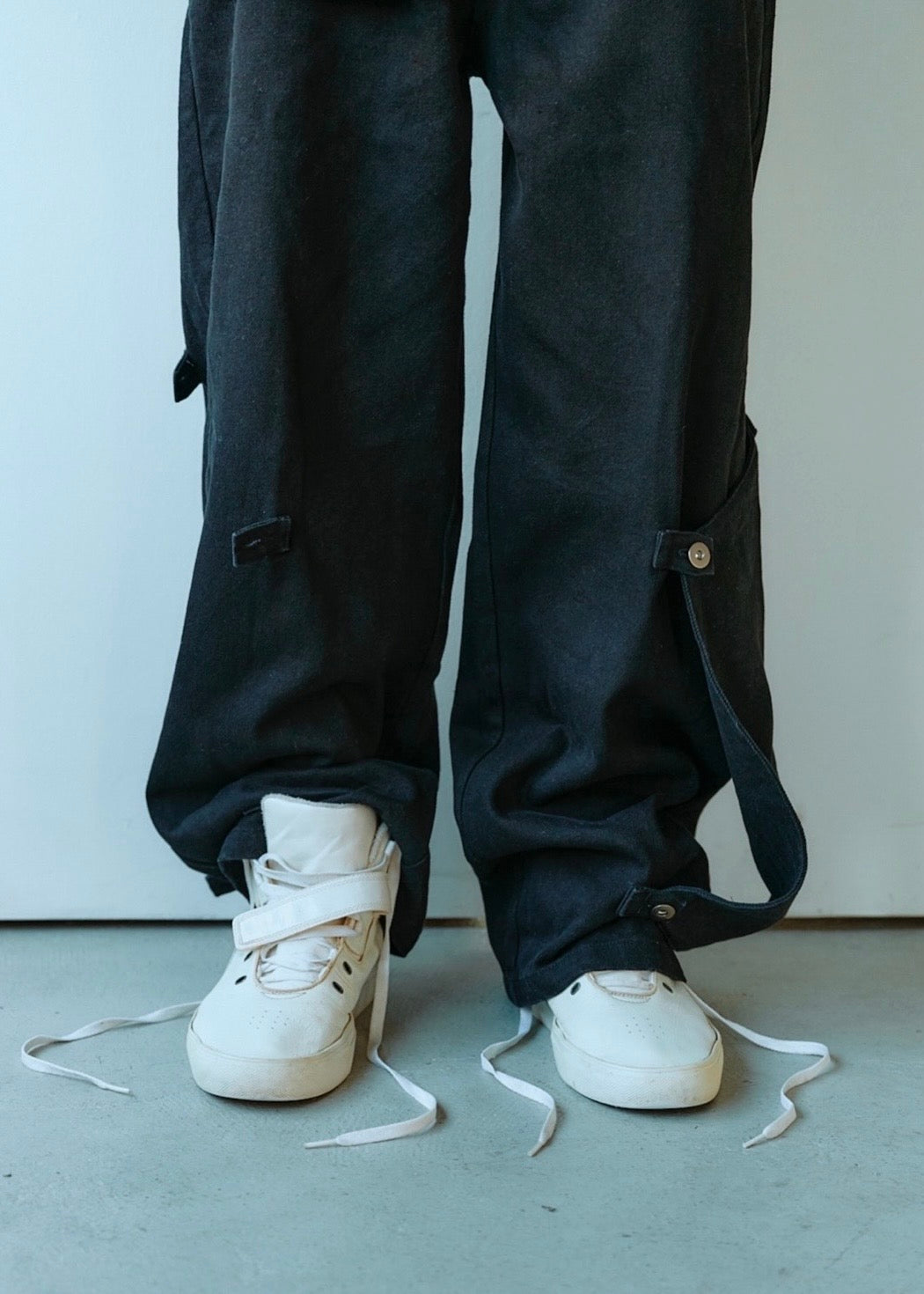 Convertible Pocket Denim Pants