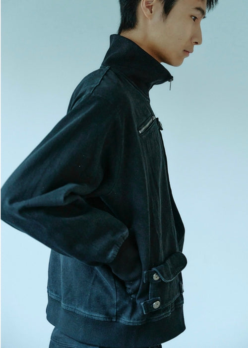Convertible Pocket Denim Jacket