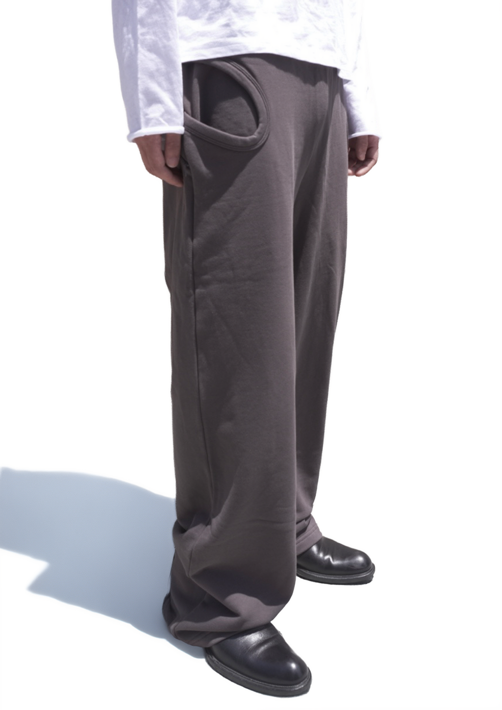 TROUSERS-03/STONE GREY